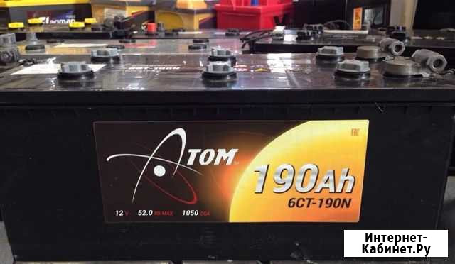 Аккумулятор Атом 190 AH Тамбов - изображение 1