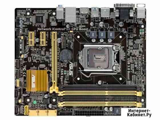 Материнская плата 1150 Asus B85M-G + Cel G1840 (2 Омск