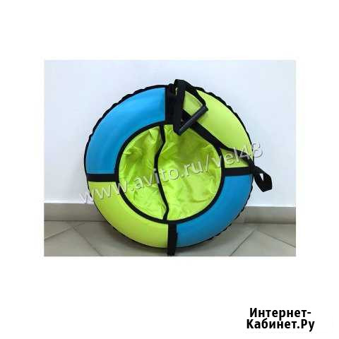 Тюбинг Ника 75 см зеленый с бирюзовым Липецк - изображение 1