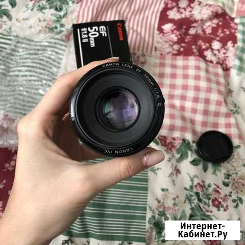 Объектив Canon EF50mm f/1.8 II Омск - изображение 1
