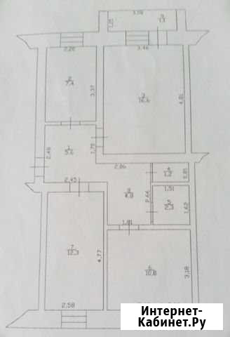 3-к квартира, 61 кв.м., 4/5 эт. Асино - изображение 1