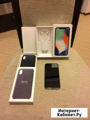 iPhone X 256Gb Silver Санкт-Петербург - изображение 1