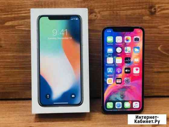 iPhone X 64Gb Silver Б/У Омск