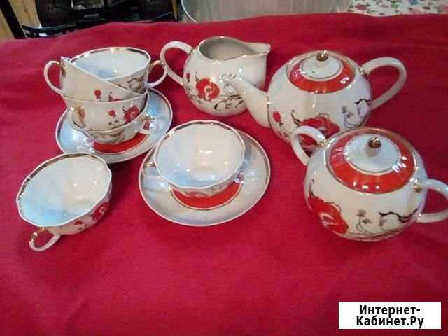 Сервиз чайный новый СССР Малаховка - изображение 1