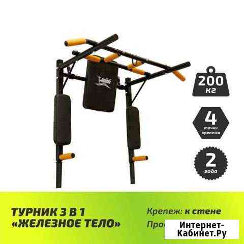 Турник 3 в 1 Железное тело Ярославль