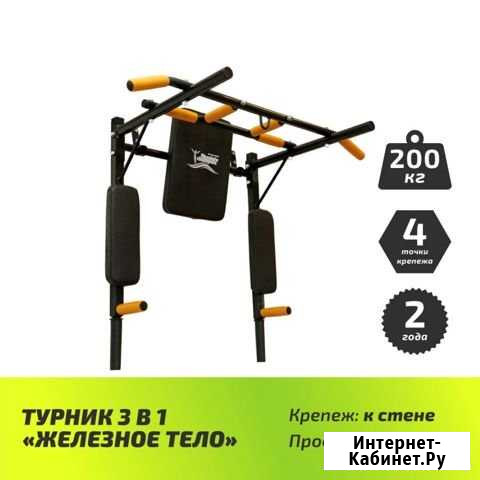 Турник 3 в 1 Железное тело Ярославль - изображение 1