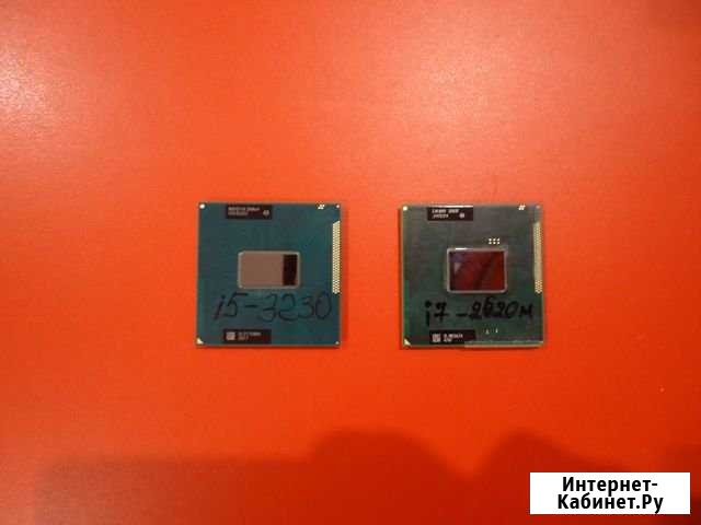 Intel Core i7-2620M и i5-3230M (Socket G2 PGA988B) Брянск - изображение 1