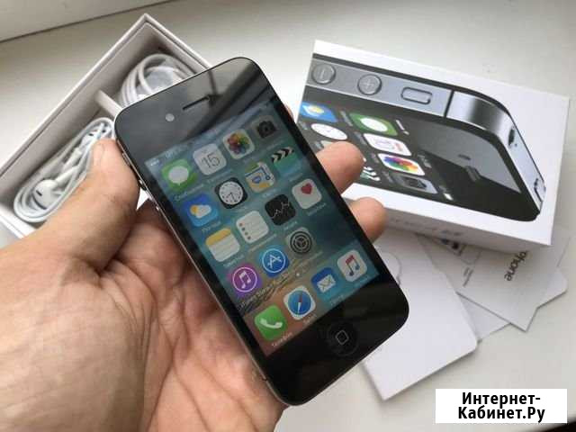 iPhone 4s Black 16 gb новый Брянск - изображение 1