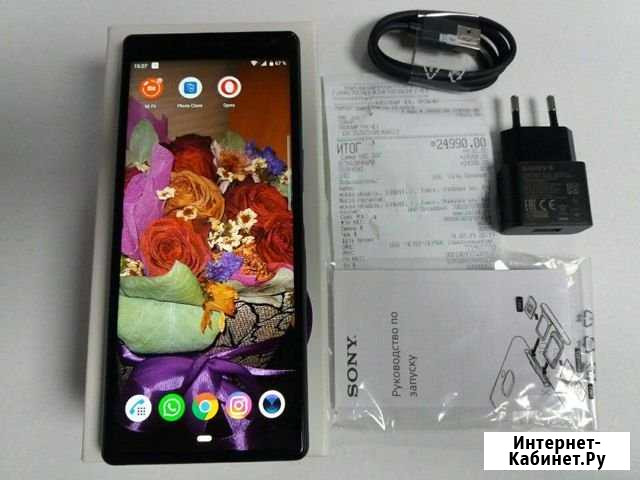 Смартфон Sony Xperia 10 64 гб гарантия от 03.2019 Томск - изображение 1