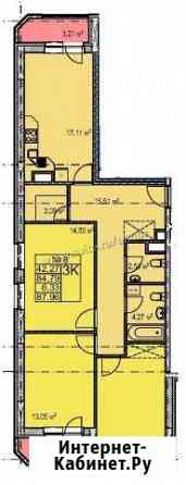 3-к квартира, 91.1 кв.м., 3/17 эт. Нижний Новгород