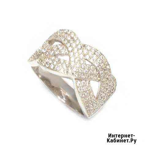 Серебряное кольцо с цирконами Краснодар