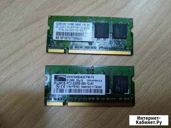 Оперативная память для ноутбук SO-dimm DDR2 512 Mb Белгород