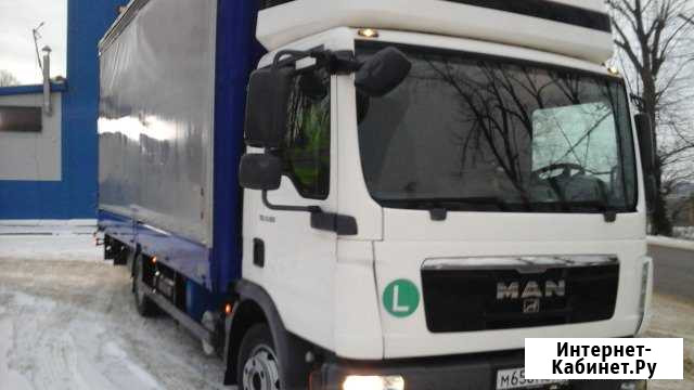 Ман фургон40куб м д6.05ш2.5в2.65 гидроборт Новомосковск - изображение 1