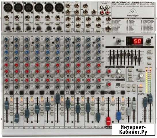 Микшерный пульт BehringerUB1832PRO-FX Ухта - изображение 1