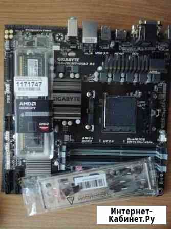 Материнская плата gigabyte ga-78lmt+память 4gb Ижевск