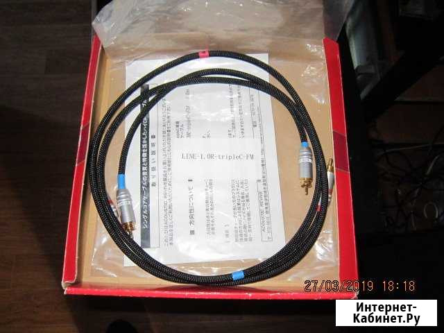 Кабель RCA Acoustic Revive Line-1. OR-tripleC-FM 1 Петропавловск-Камчатский - изображение 1