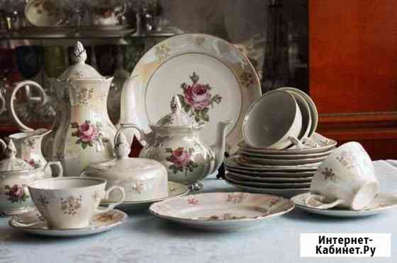 Роза чайный сервиз Кемерово