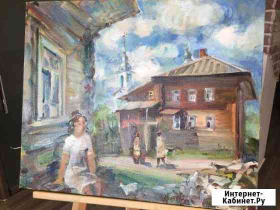 Видякин В. «Сельский мотив», 2016, 50*60 картина Киров