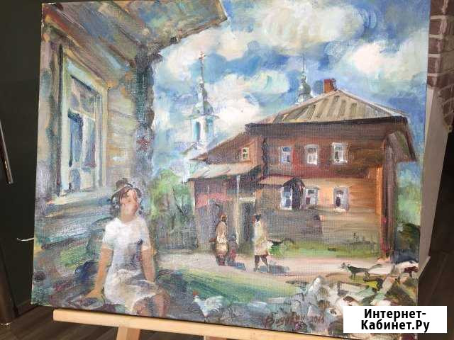 Видякин В. «Сельский мотив», 2016, 50*60 картина Киров - изображение 1