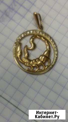 Продам золотую подвеску Мурманск - изображение 1