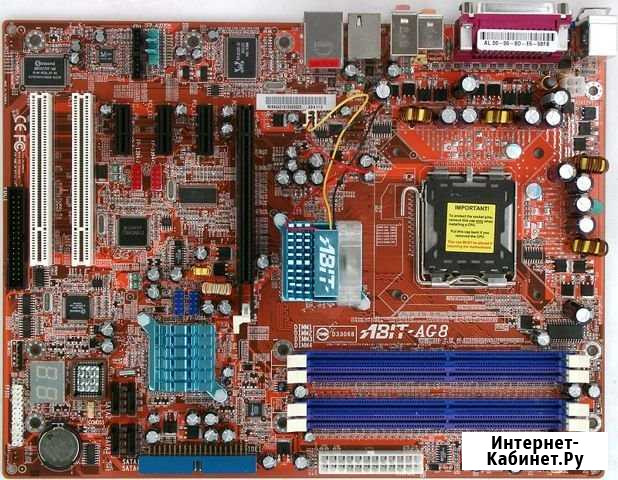 Abit AG8 (S775, DDR PC3200) Челябинск - изображение 1