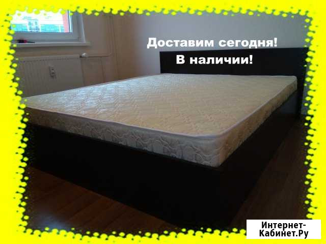 Кровать с матрасом 160х200 Сертолово - изображение 1