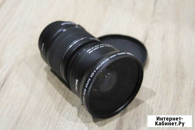 Canon EF-S 18-55mm f/3.5-5.6 kit Кострома - изображение 1