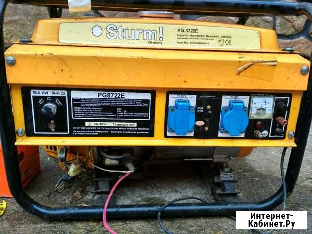Бензиновый генератор sturn pg8722e Красноярск - изображение 1