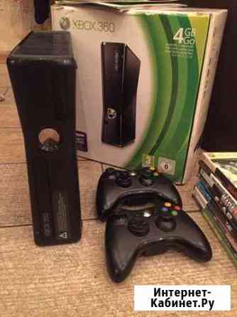 Xbox 360slim,2 джойстика 3.0. Коробка документы Комсомольск-на-Амуре