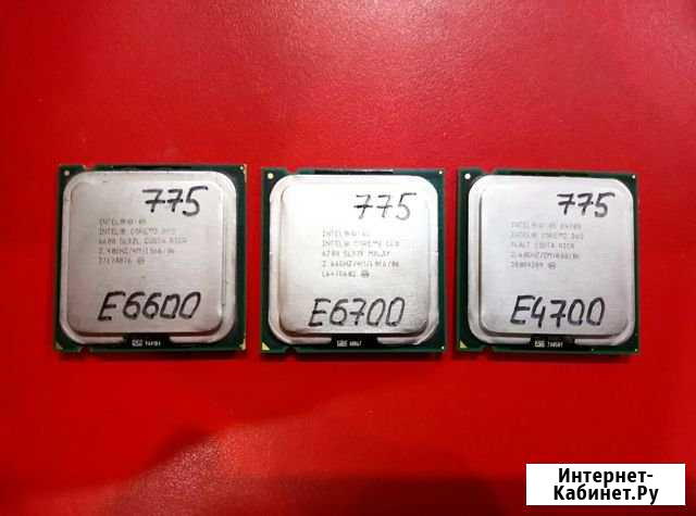 Intel Core 2 Duo E6700 E6600 E4700 (Socket 775) Брянск - изображение 1