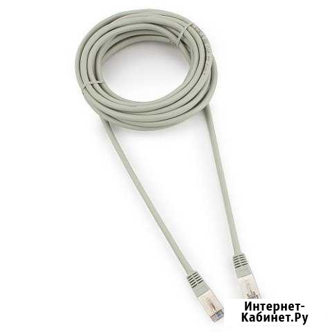 Патч-корды FTP Cablexpert PP22-5m 5м литые серые Тольятти - изображение 1