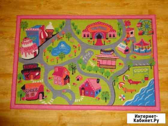 Коврик игровой Луна-парк 100х150 см новый Индия Киров