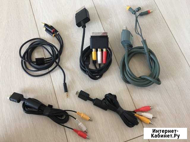 AV Кабель Для Xbox 360 Sony PS3 Всех Моделей Екатеринбург - изображение 1