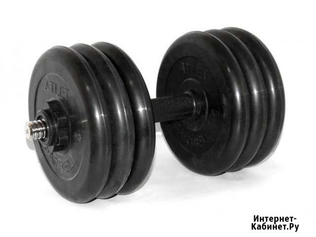 Гантель разборная обрезиненная Barbell 31,5 кг Вологда - изображение 1