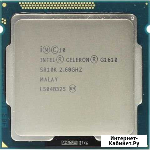 Процессор CPU Intel Celeron G1610 2.6 GHz LGA1155 Киров - изображение 1