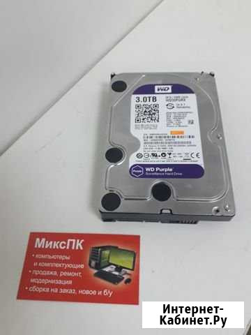 Hdd 3Тб wd purple, 24*7, для видеонаблюдения Самара - изображение 1