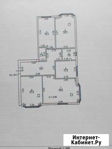 4-к квартира, 129.2 кв.м., 2/9 эт. Нальчик - изображение 1