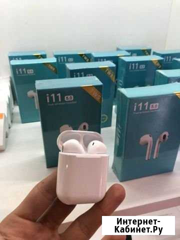 Беспроводные наушники i11 AirPods Владикавказ - изображение 1