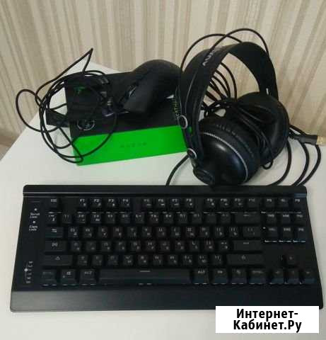 Мышь Razer, клавиатура механическая и наушники Бердск - изображение 1