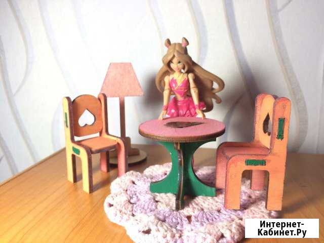 Мебель из дерева (берёза) для кукольных домиков Смоленск - изображение 1