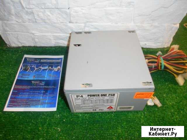 Блок питания 250W PowerOne 20+4/4molex (гарантия) Оренбург - изображение 1