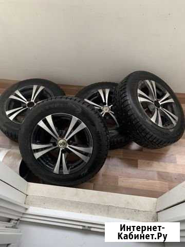 Шины 185/65/14 и литые диски Красноярск - изображение 1