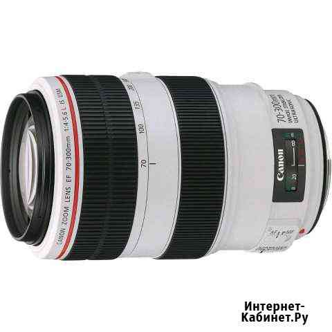 Фотообъектив canon EF 70-300mm f/4-5.6 L IS USM Апшеронск