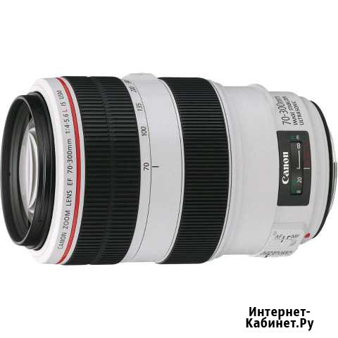 Фотообъектив canon EF 70-300mm f/4-5.6 L IS USM Апшеронск - изображение 1
