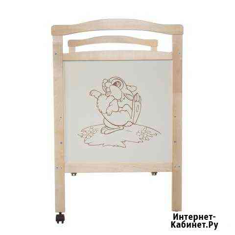 Кроватка нов. Ладушка-3 Зайчик колесо-качалка свет Нижний Новгород