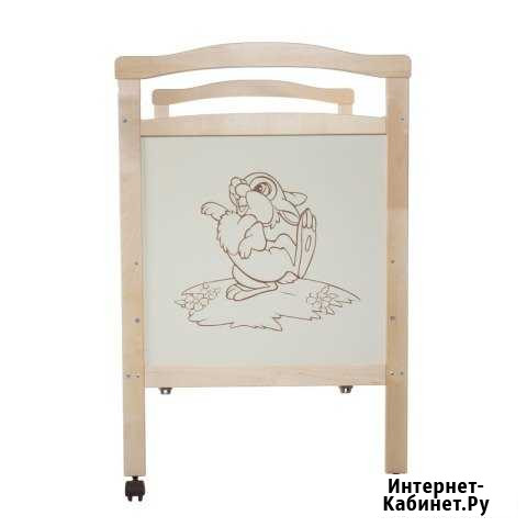 Кроватка нов. Ладушка-3 Зайчик колесо-качалка свет Нижний Новгород - изображение 1