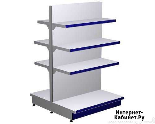 Cтеллаж торговый островной высотой 1.65 м с полкам Черкесск - изображение 1
