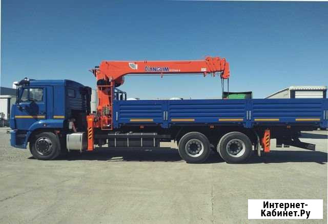 Бортовой камаз-65117 с кму Kanglim KS1256G-II Архангельск - изображение 1