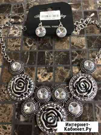 Комплект: колье и серьги Самара