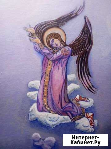 Картина (масло) в рамке Омск - изображение 1